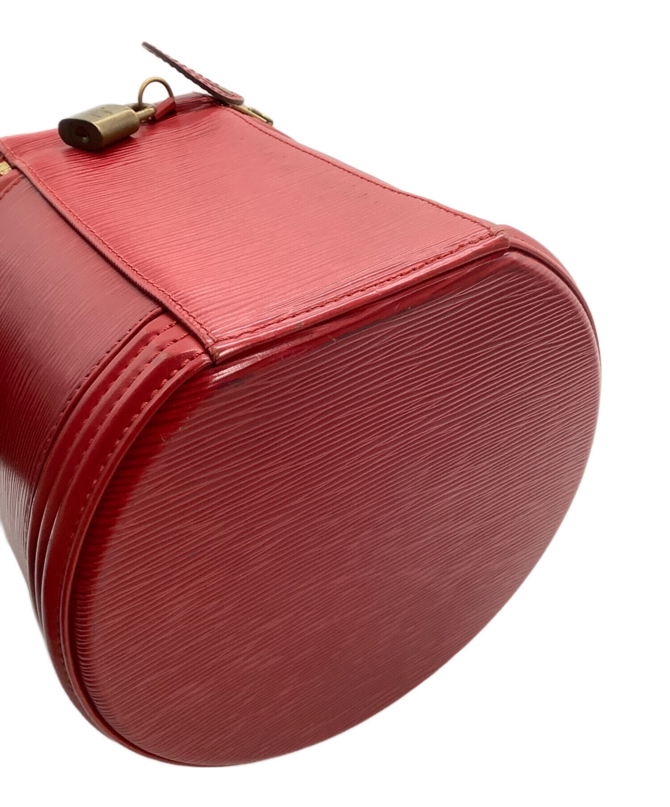 Louis Vuitton Vanity Bag Epi Cannes M48037 Epi Leather Red #TFB5286