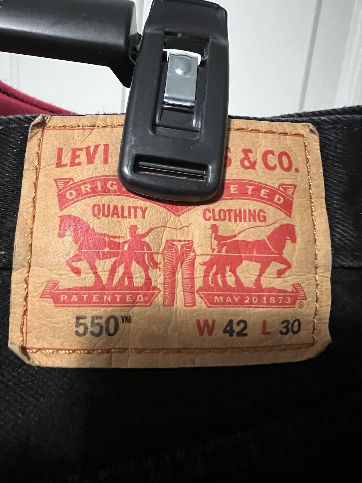 Levi Strauss Jeans Vintage Black Men’s W42” X L30” Worn Very Little Great Condit