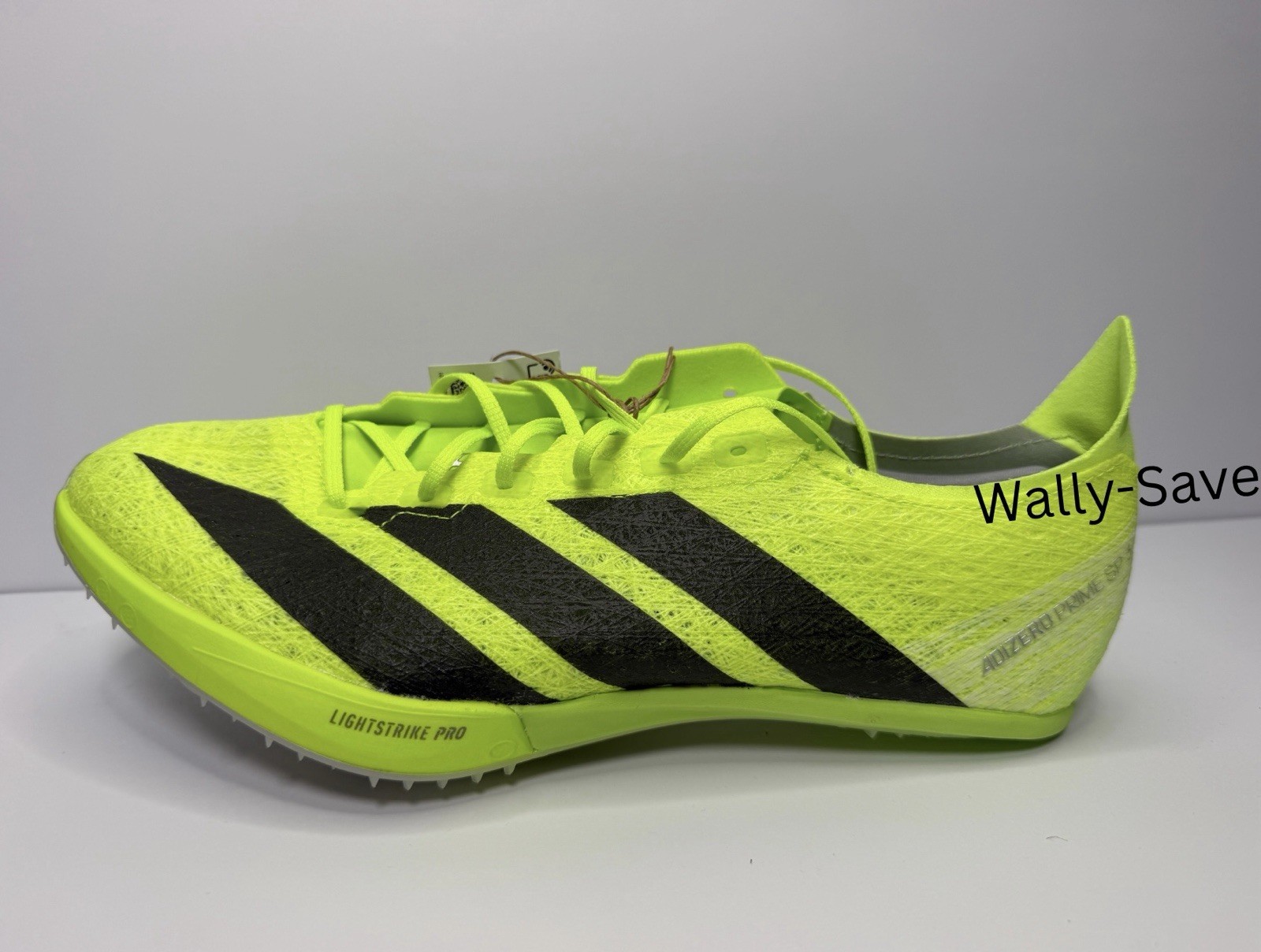 Men’s Size 9 / Women’s 10 – adidas Adizero Prime SP 3 Strung Lucid Lemon Black