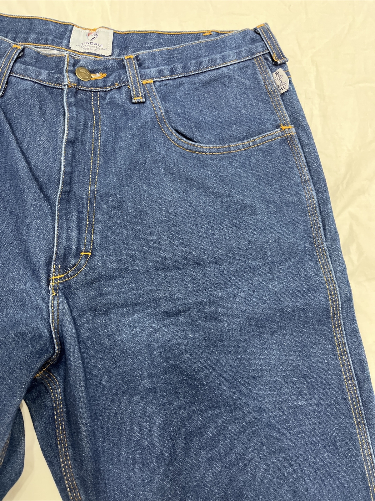 TYNDALE FRMC Men’s F290T FR Fire Flame Resistant Carpenter Work Jeans Sz 35×34