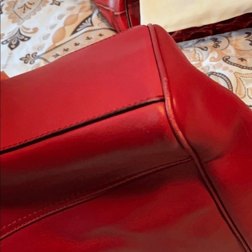 Coach Legacy handbag in black cherry