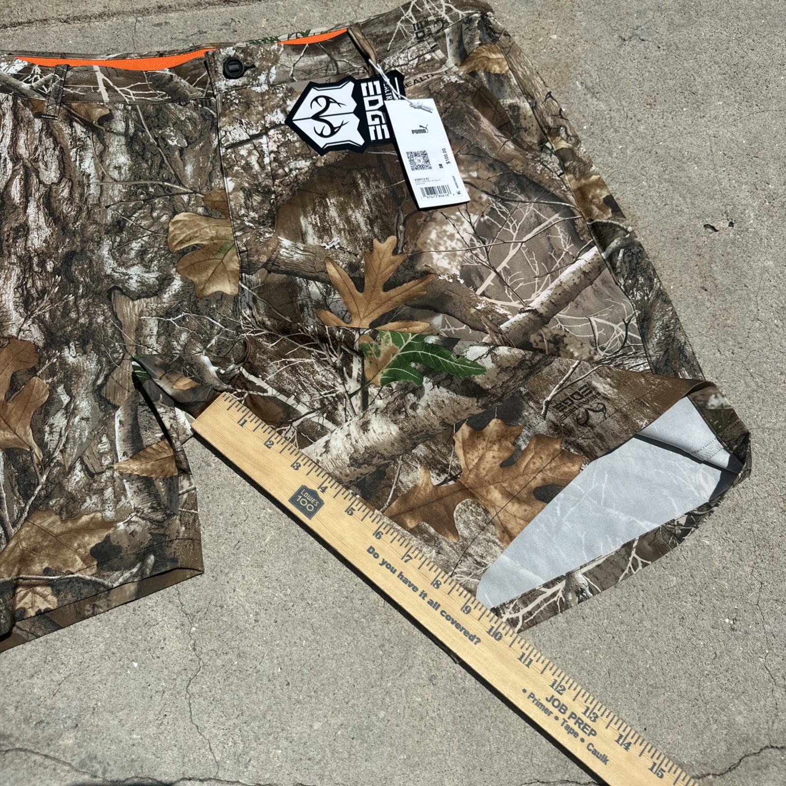 Puma x REALTREE 101 Short 9″ Deep Forest Camo Golf Performance Men’s 38 NWT $100
