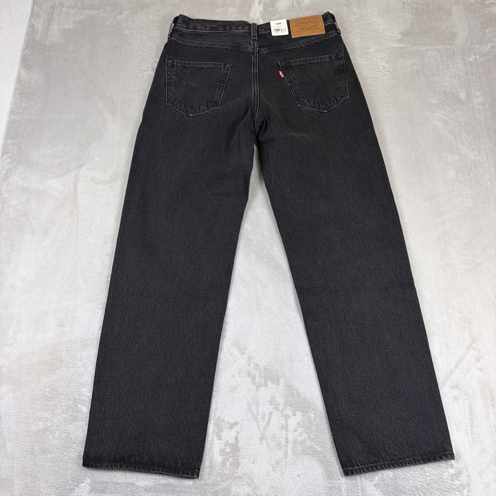 Levi’s 568 Premium Jeans Men’s Size 29×30 Loose Straight Black Denim Cotton