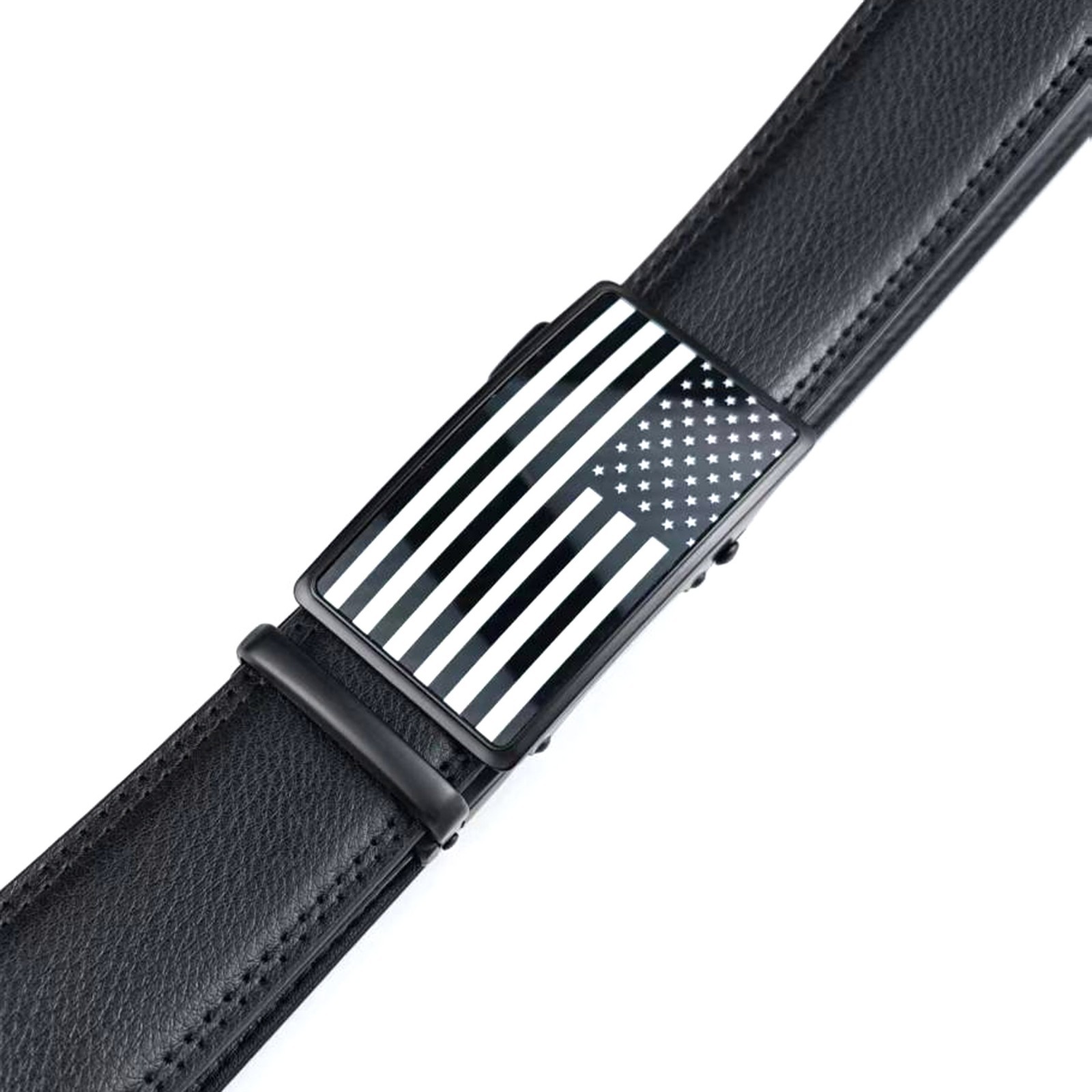 American Flag Belt for Men Black Nylon Ratchet Belts 4th of July Patriotic Decor
