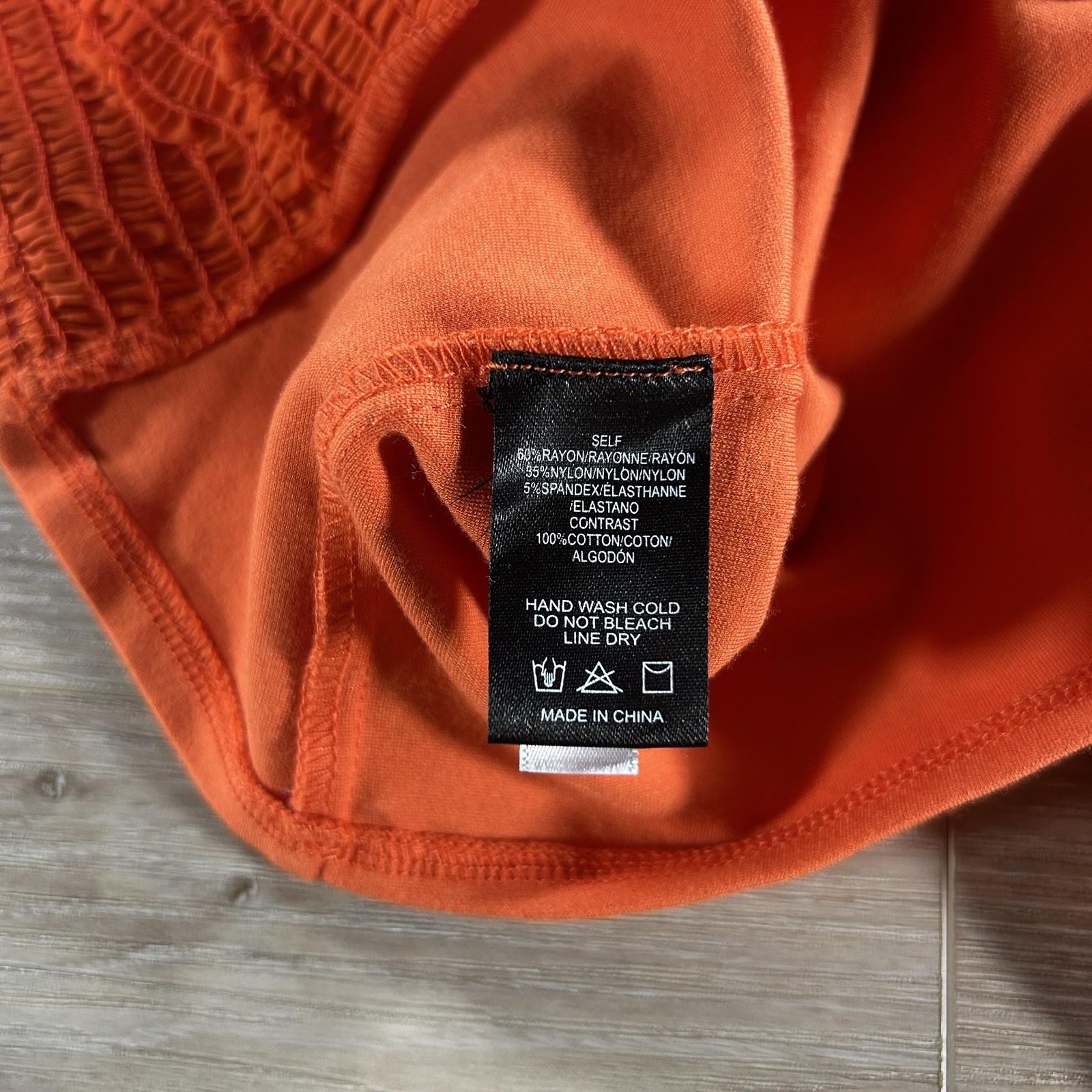 Sunday in Brooklyn Anthro Medium Orange Ruffle Asymmetric One Shoulder Top
