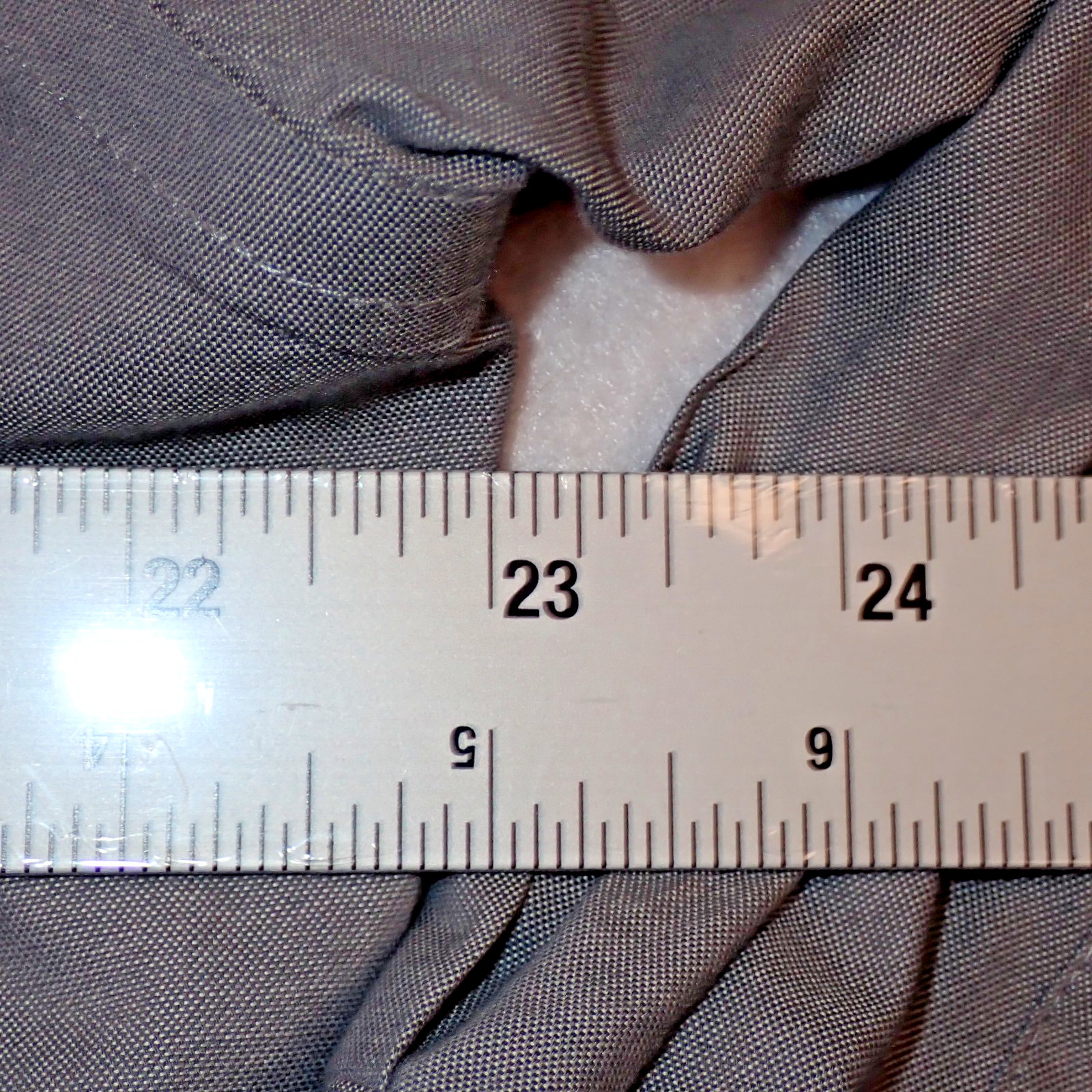 IZOD Dress Shirt Men’s L Gray Cotton Easy Care Pinpoint Oxford 16.5- 34/35