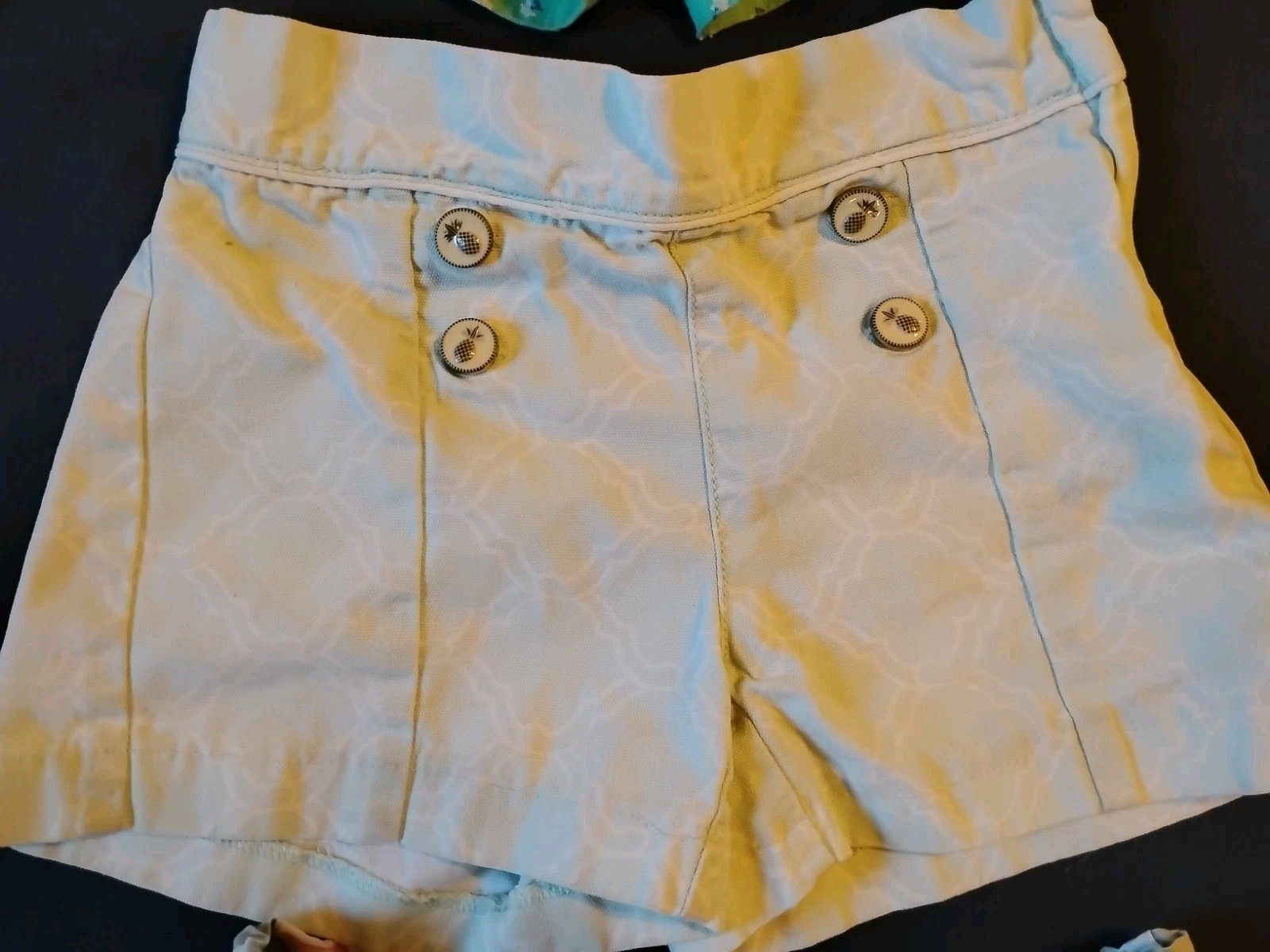 Janie Jack LOT Bottoms Shorts Crop Pant 5 6 Girl Floral Cute Preppy Play School