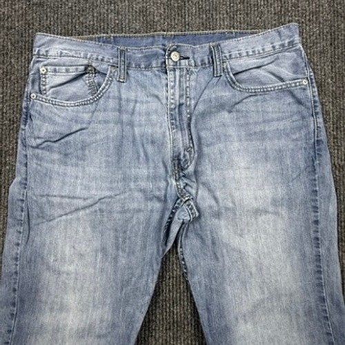 Levis 559 Relaxed Straight Leg Jeans Light Wash Blue Denim 38×30 00559-0363