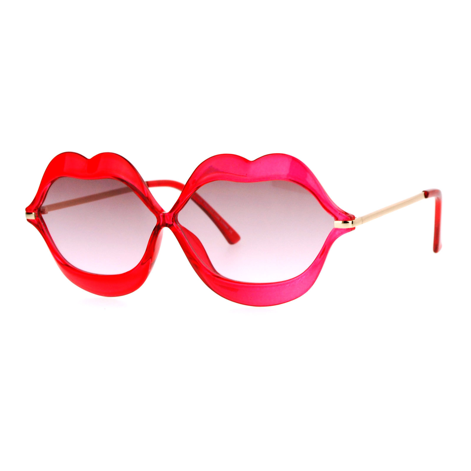 Cute Lip Shape Sunglasses Lips Kiss Womens Fashion Shades UV 400