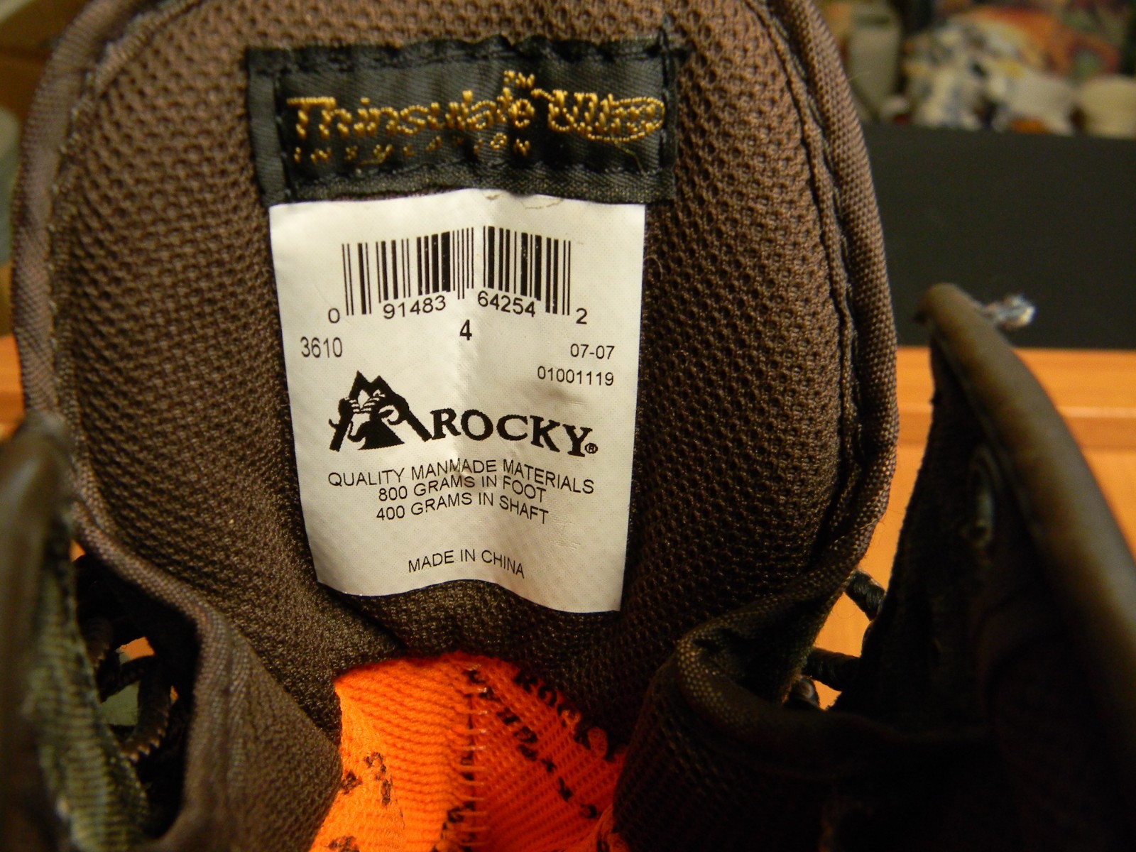 Rocky Insulated Camo Thinsulate Ultra Boot Women’s Size 4 – Man Made Materials