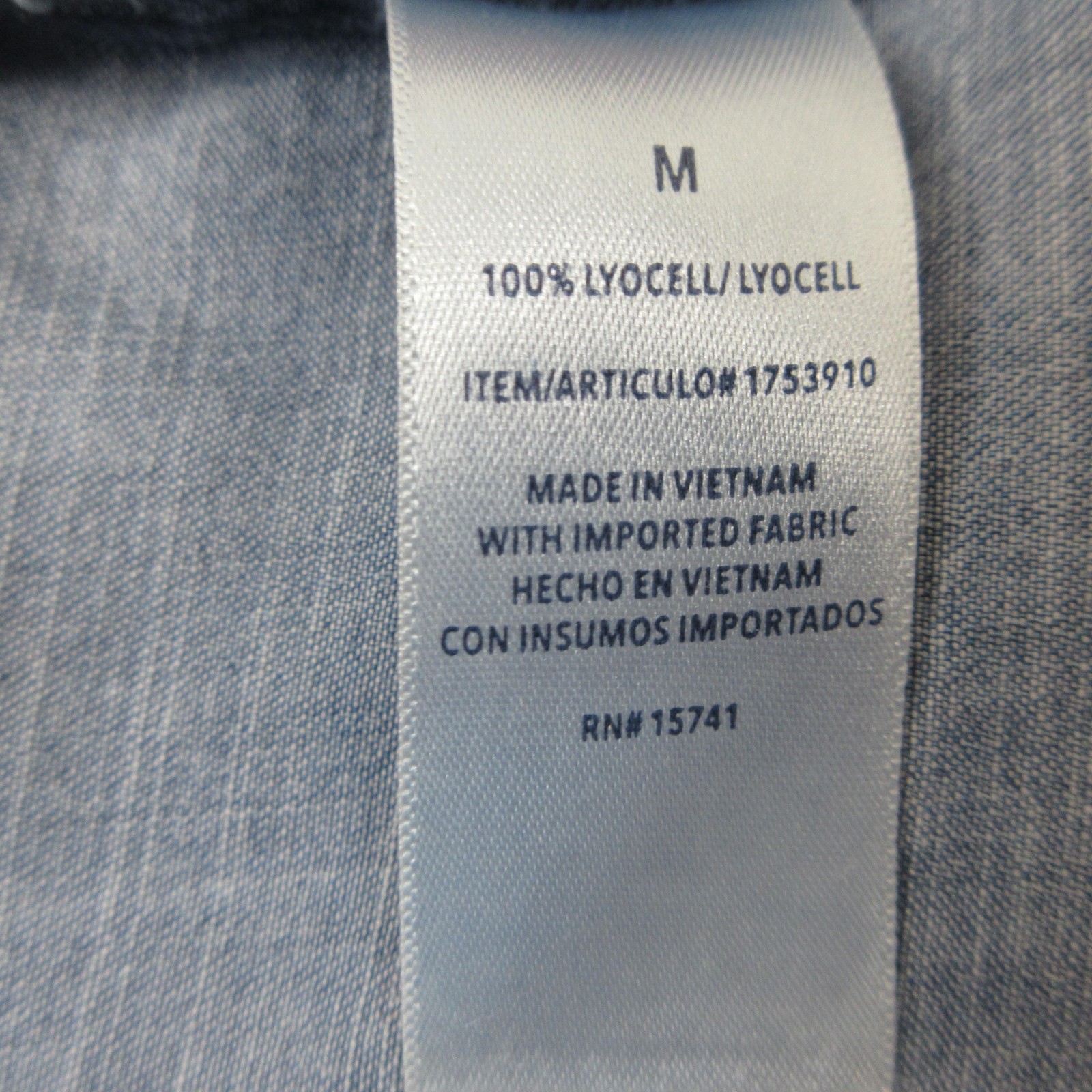 Splendid Chambray Lyocell Shirt Women M Blue Popover Peasant Boho Coastal Casual