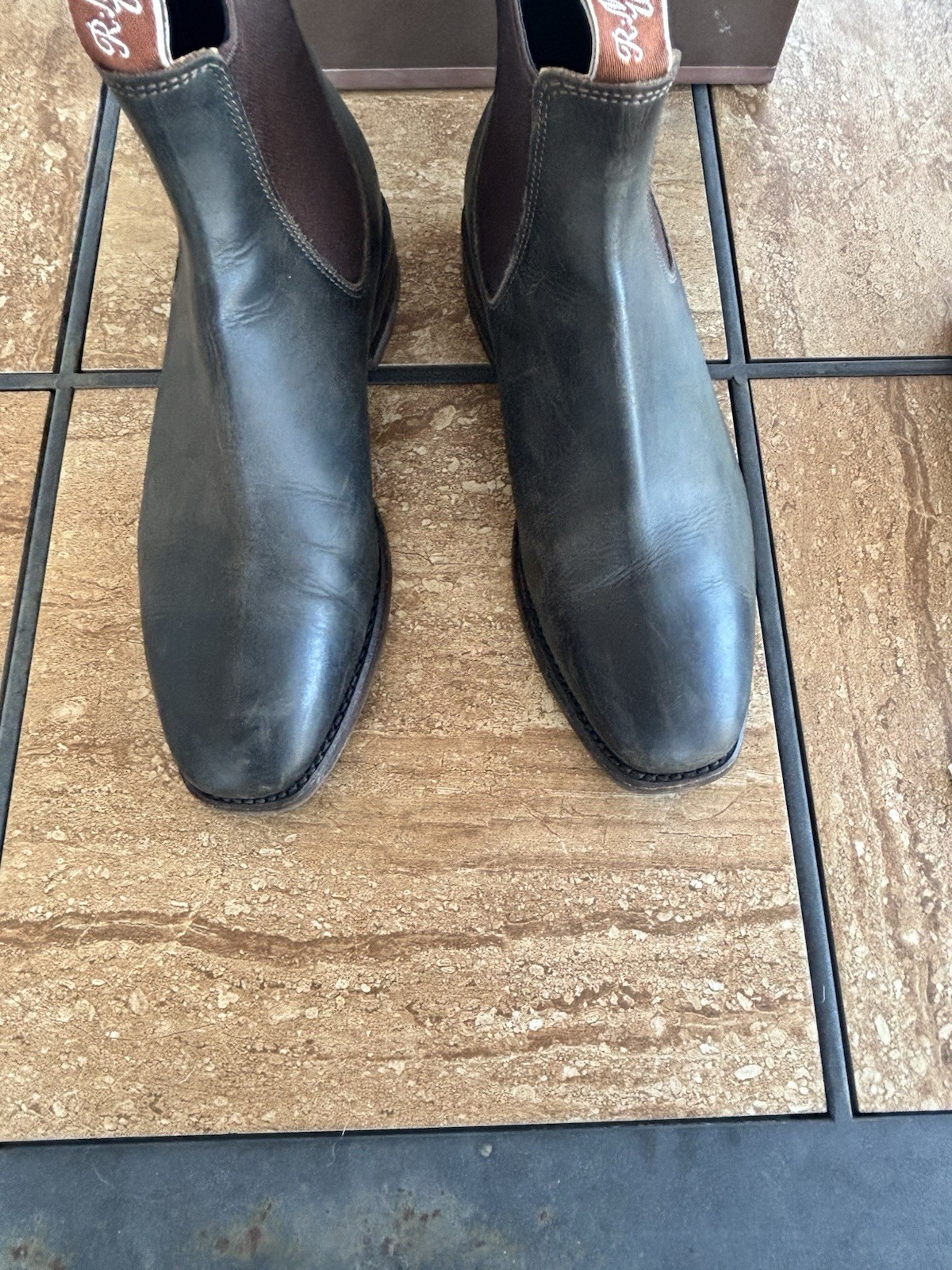 RM Williams Comfort Craftsman Chelsea Black Size 8US