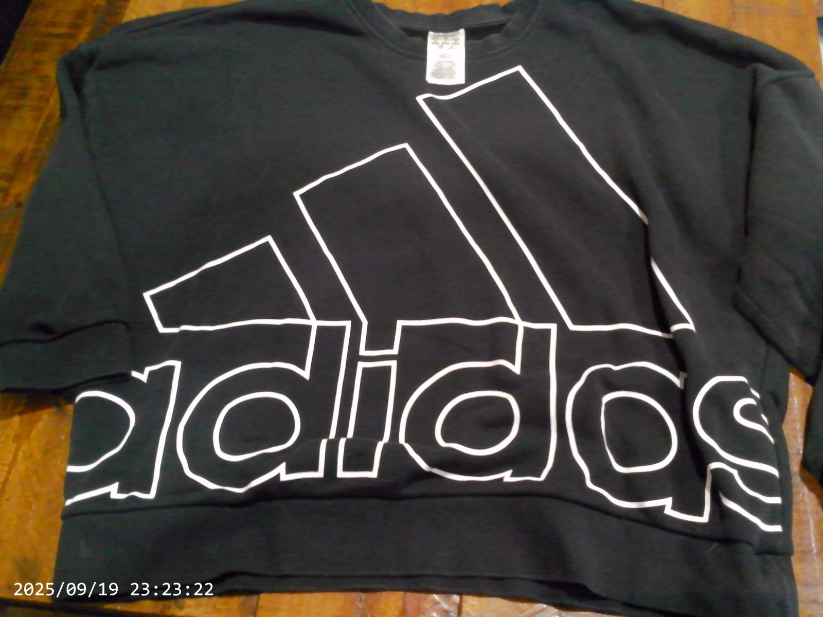 Adidas black Sweatshirt size M (12-14)