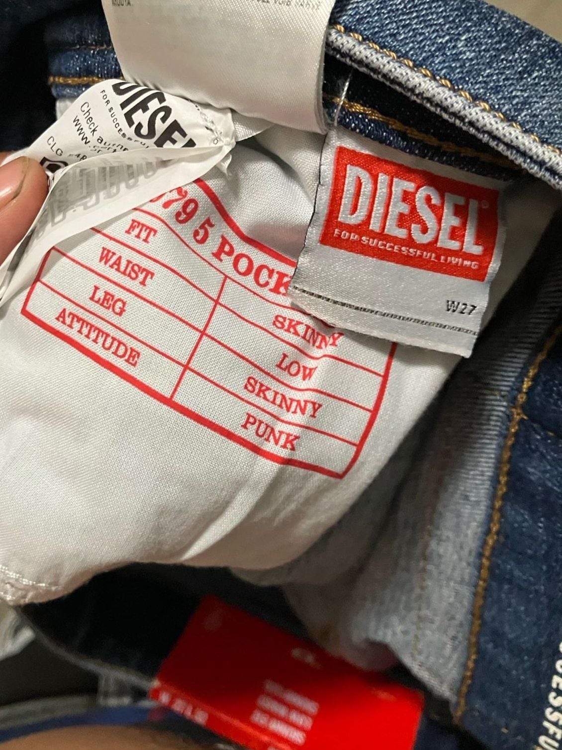 Diesel D-Strukt Slim Fit Jeans
