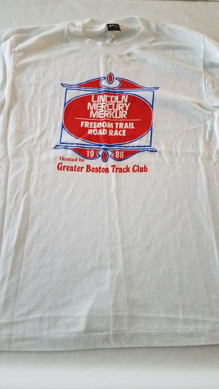 1986 LINCOLN MERCURY FREEDOM TRAIL ROAD RACE GREATER BOSTON TRACK CLUB COORS MEN