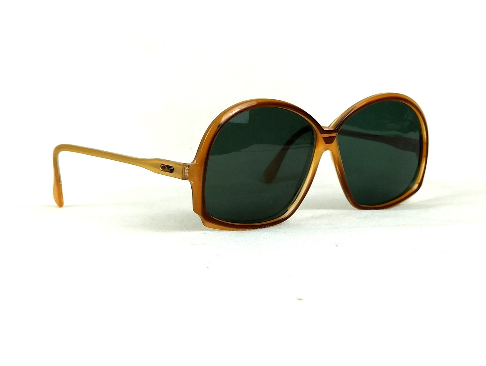 HIP-HOP CAZAL SUNGLASSES WEST GERMANY VINTAGE MOD. 156 ACETATE W/T ORIGINAL CASE