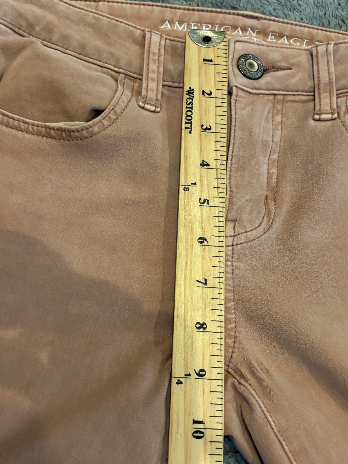 American Eagle Jegging Womens 4 Pink Stretch Jean Legging Casual