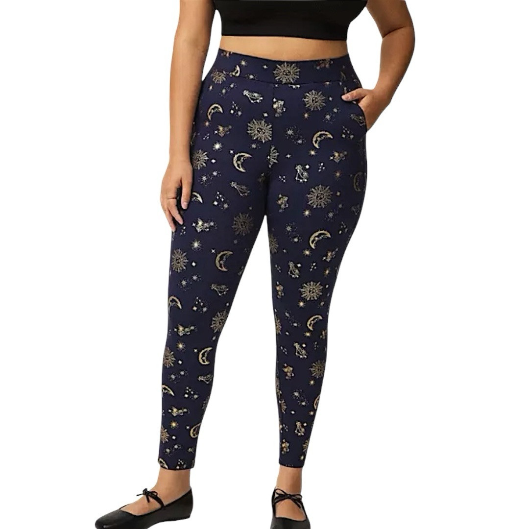 TORRID Space Celestial Peacoat Leggings NWT Size 3X