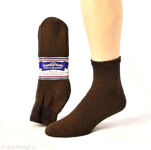 FREE SHIP 6 Pairs BIG MENS Physicians Choice Diabetic Ankle Socks 12-15 US Made