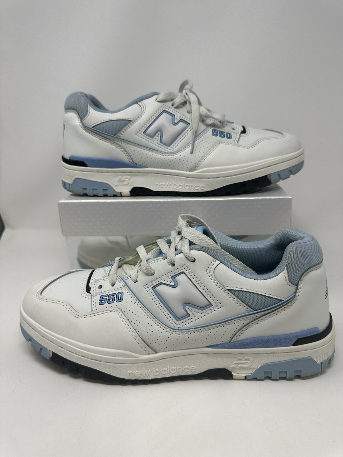 New Balance 550 UNC White University Blue BB550HL1 Mens Size 11
