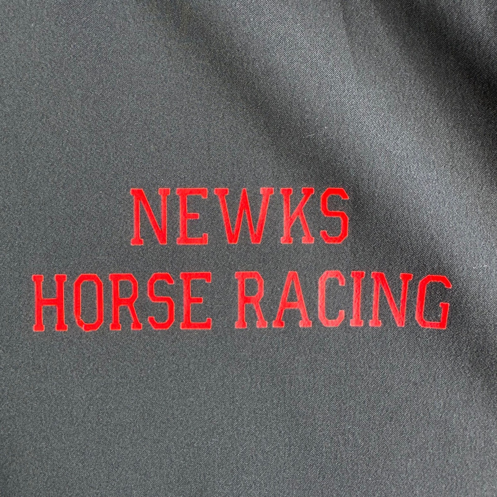 Under Armour Windbreaker Mens XXL 2XL Black Grey Newks Horse Racing Quarter Zip