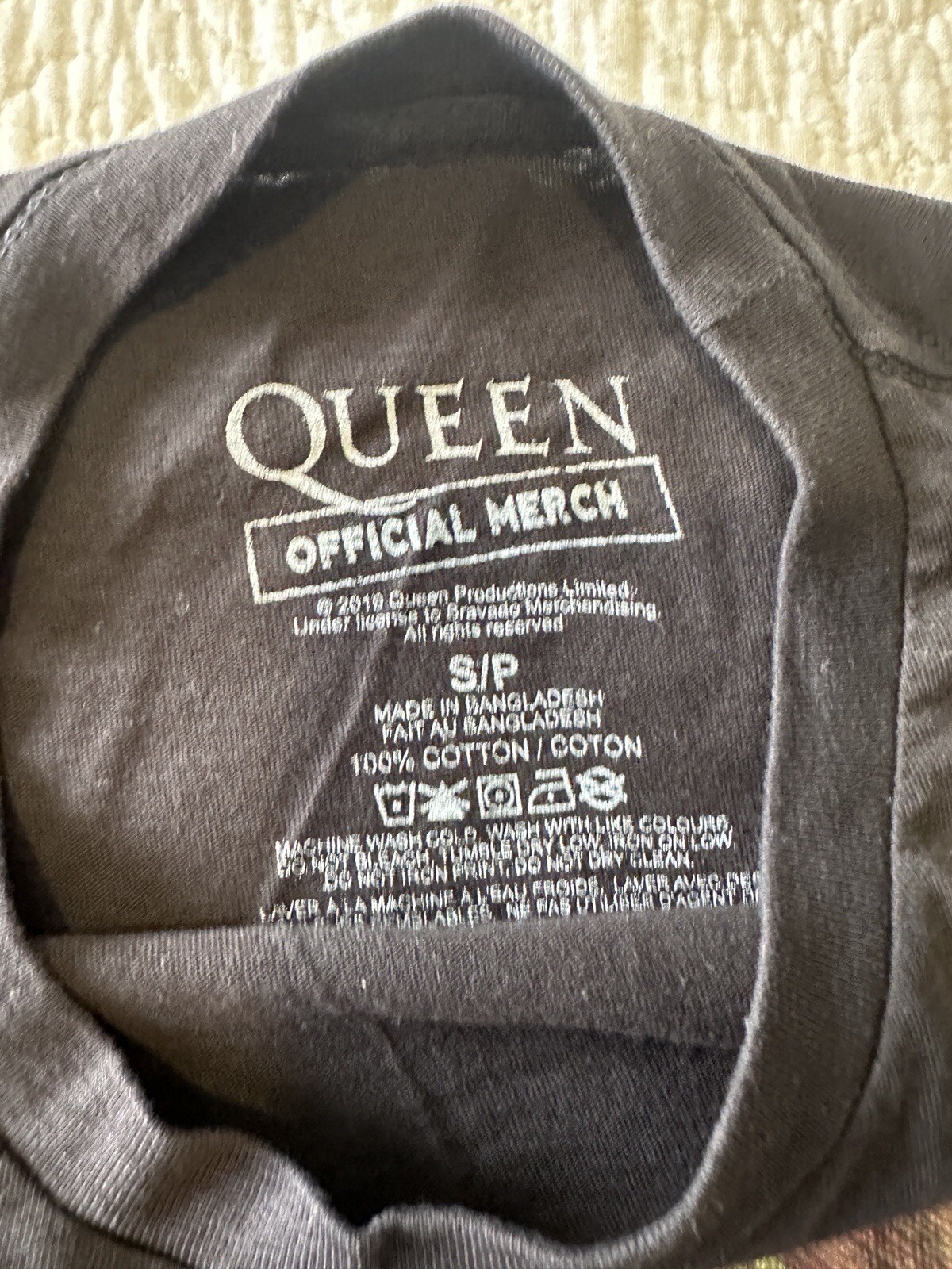 A1 Queen Band Official Merch Promo T Shirt Adult Small Black