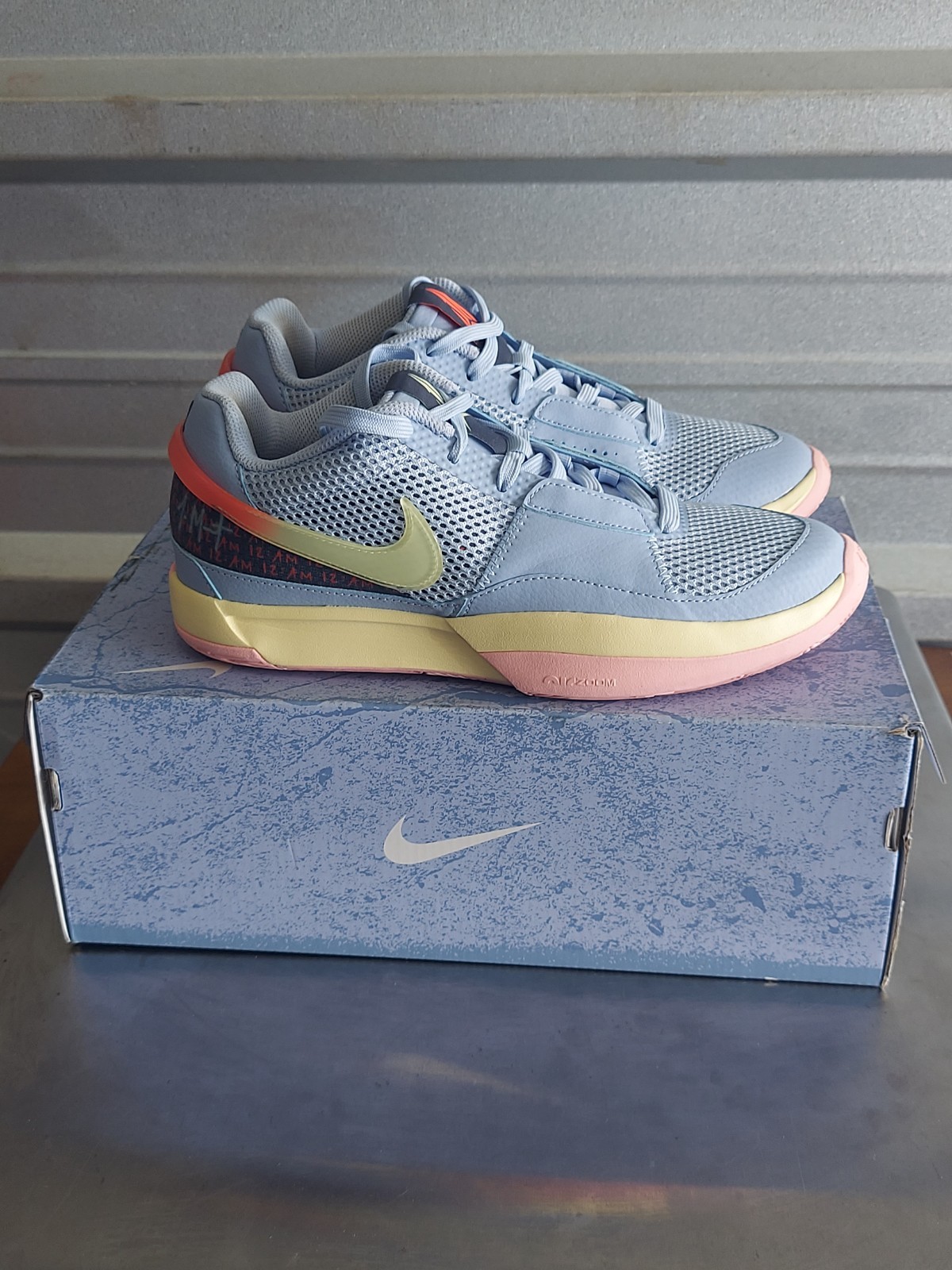 Nike Ja 1 Day One ( JAMORANT) DR8785-400 Cobalt Bliss Citron Tint Basketball