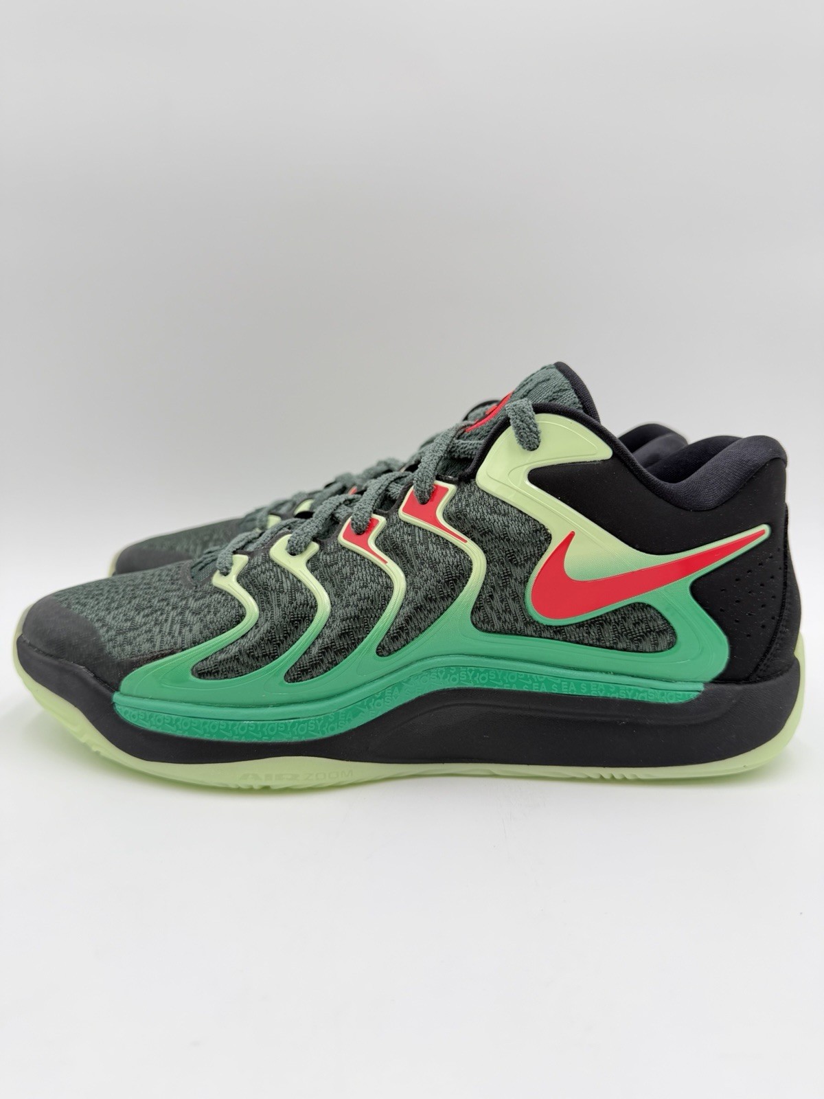 Nike Men’s KD17 Basketball Size 11.5 Black/Green |FJ9487-002|