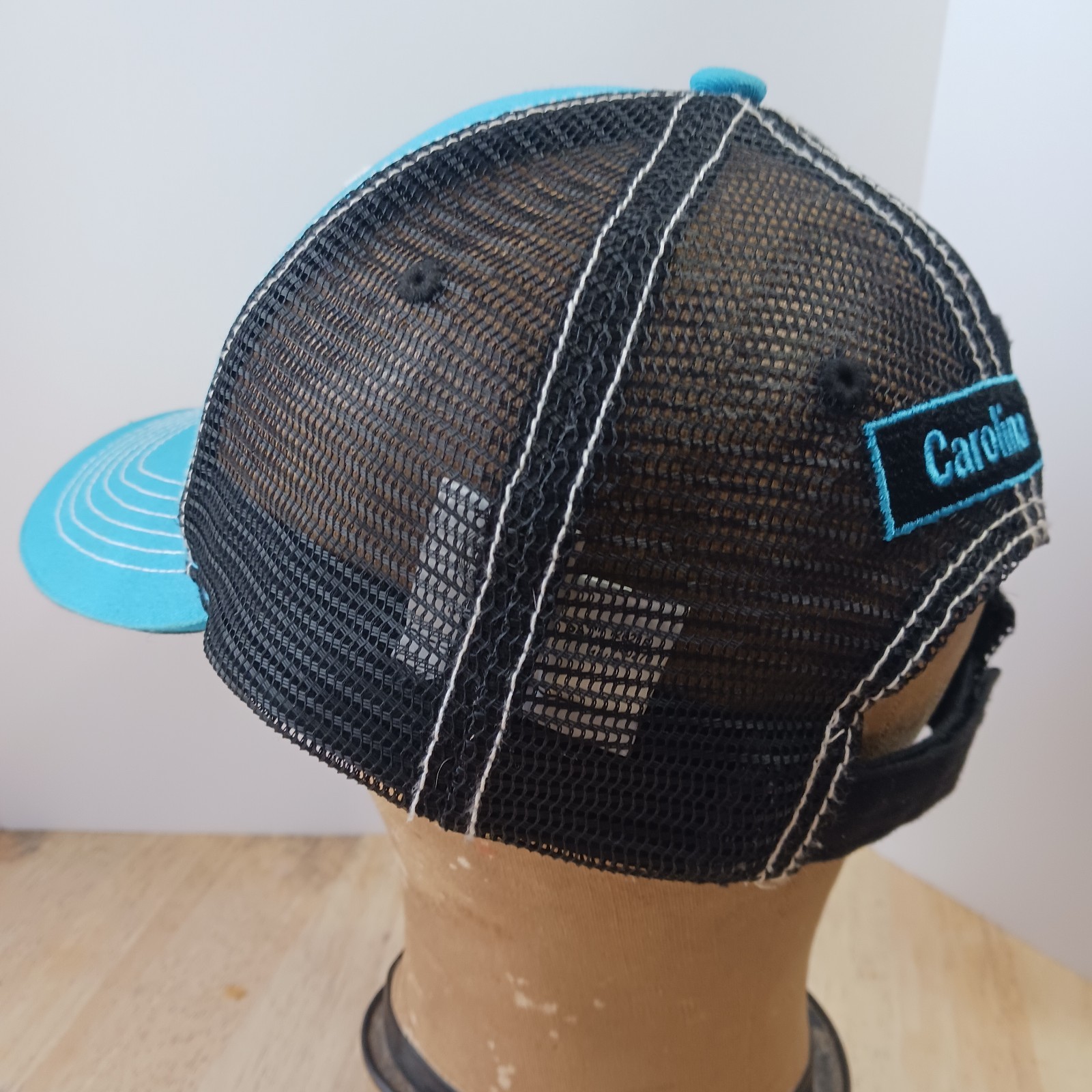 EUC CAT Carolina CAT 2-Tone Mesh Cap Hat OSFA Construction Heavy Machine