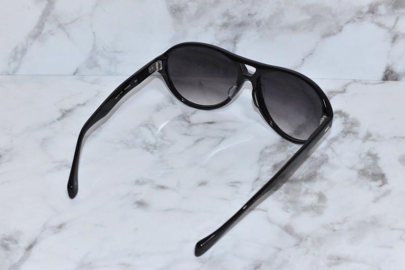 Oliver Peoples Paddock Teardrop Sunglasses BK Plastic Unisex