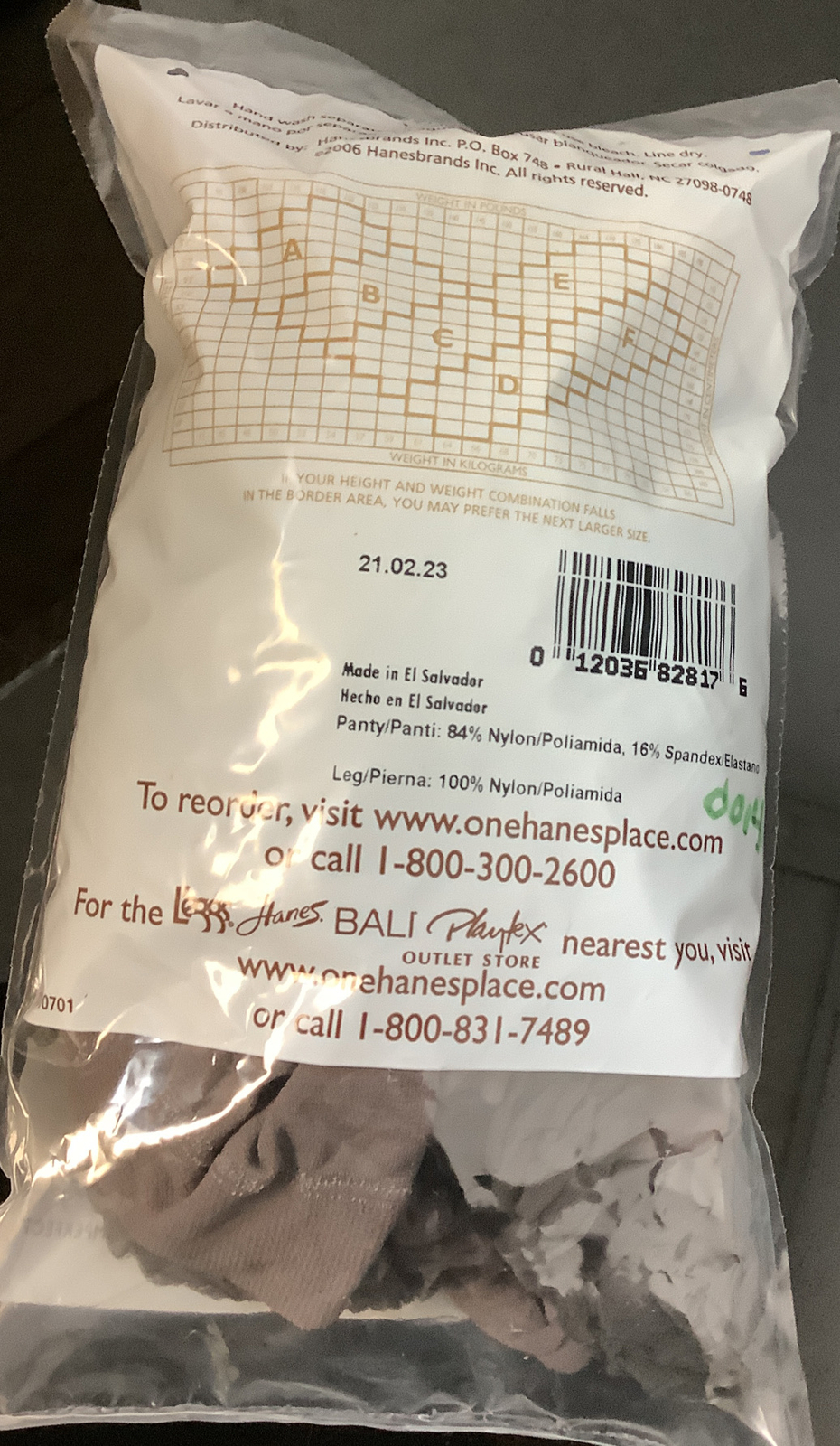 Hanes Absolutely Ultra Sheer pantyhose 3 pair pack slightly Imperfect