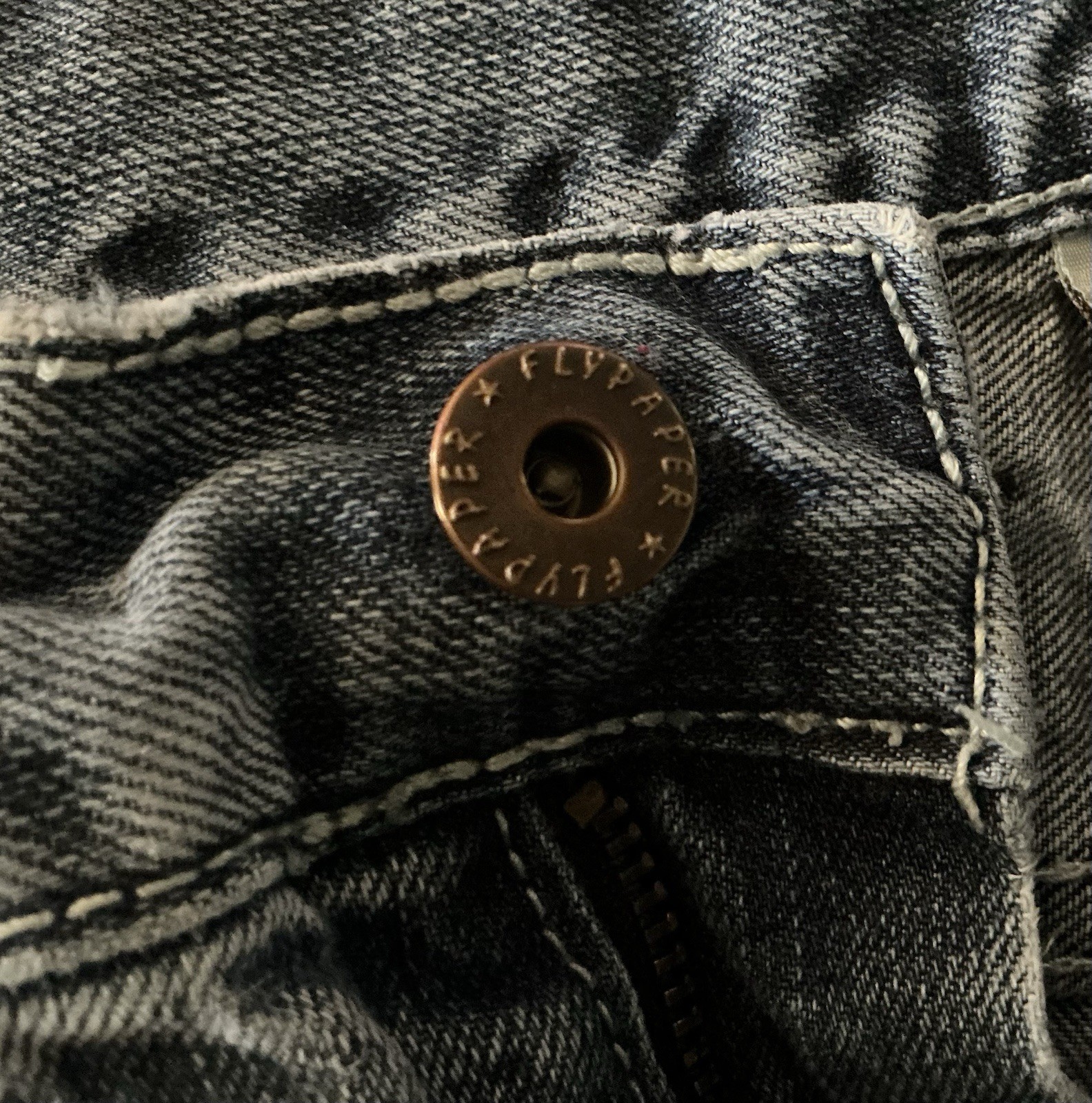 Flypaper Men’s Blue Denim Bootcut Jeans 31×32 100% Cotton