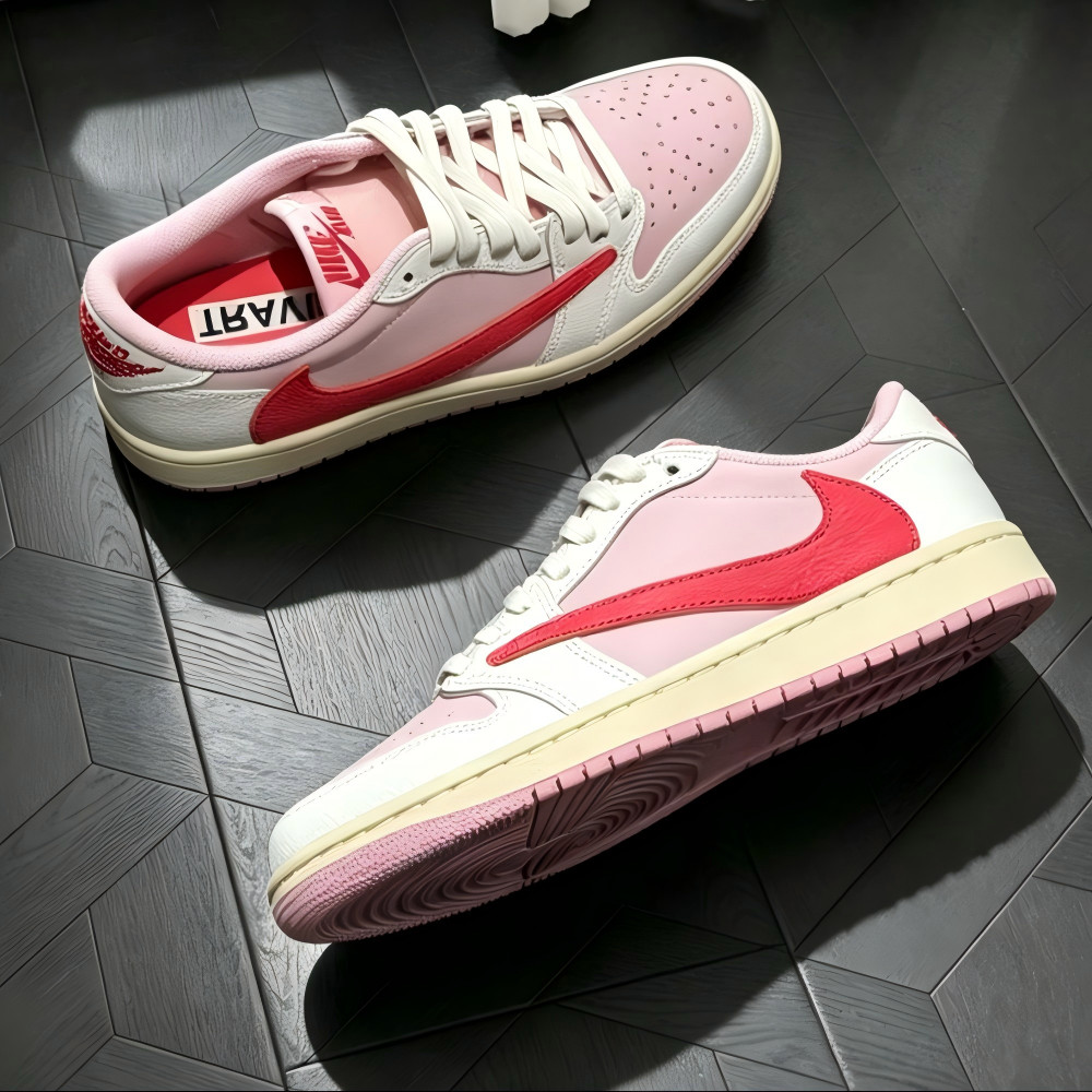 Travis Scott x Air Jordan 1 Low OG SP “Tropical Pink” IQ7604-101