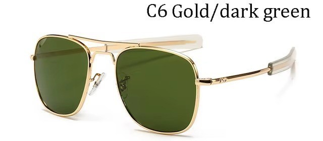 Aviator Sunglasses Premium Military Pilot Ultraviolet Mens Polarized Sunglasses
