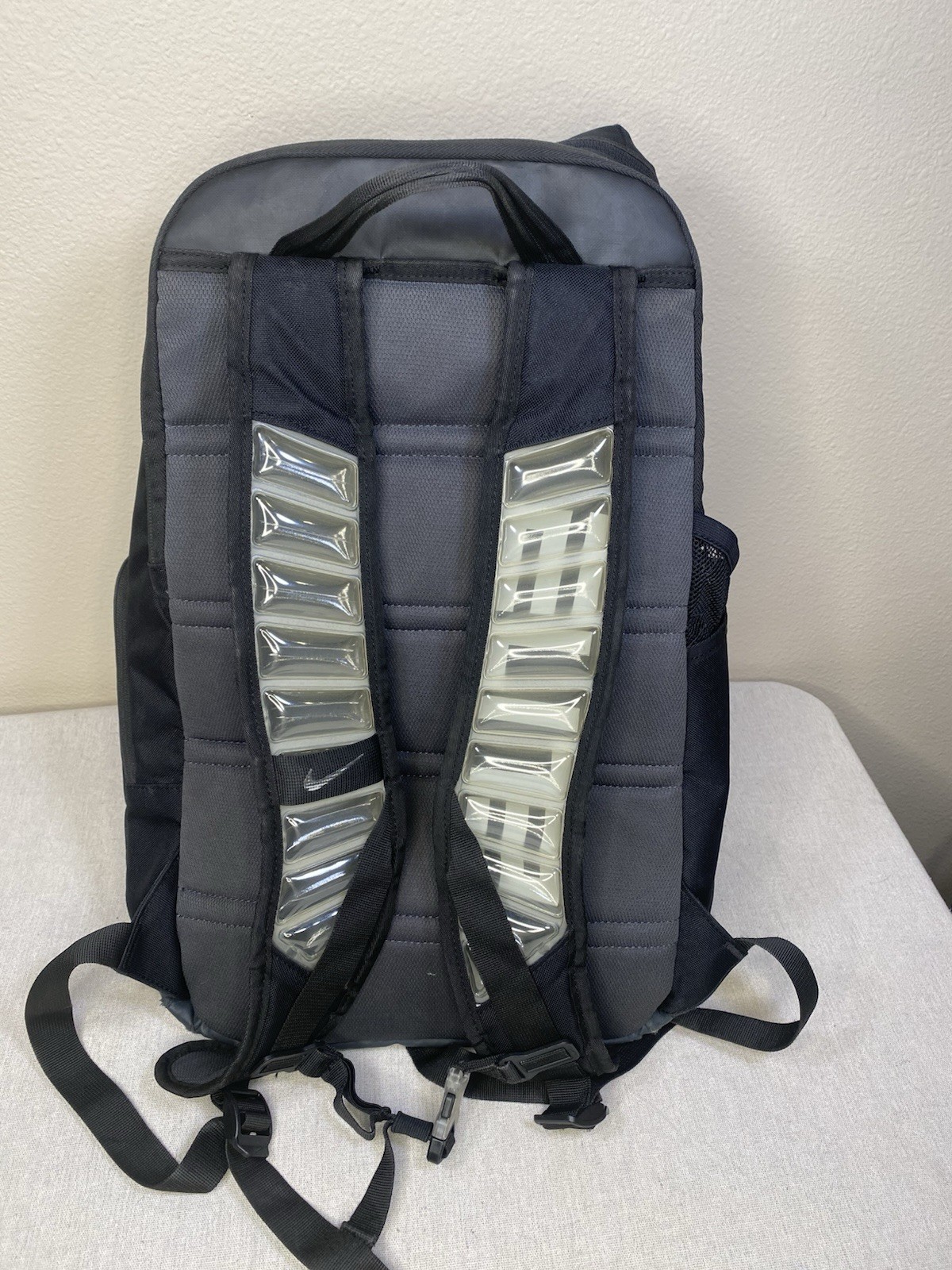 Nike Elite Backpack Black Anthracite and Metallic Silver CA #05553 – Used