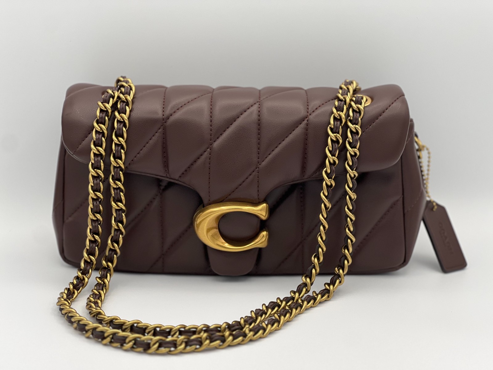 Coach Tabby Shoulder Bag 26 With Pillow Quilting Maple Color NWOT
