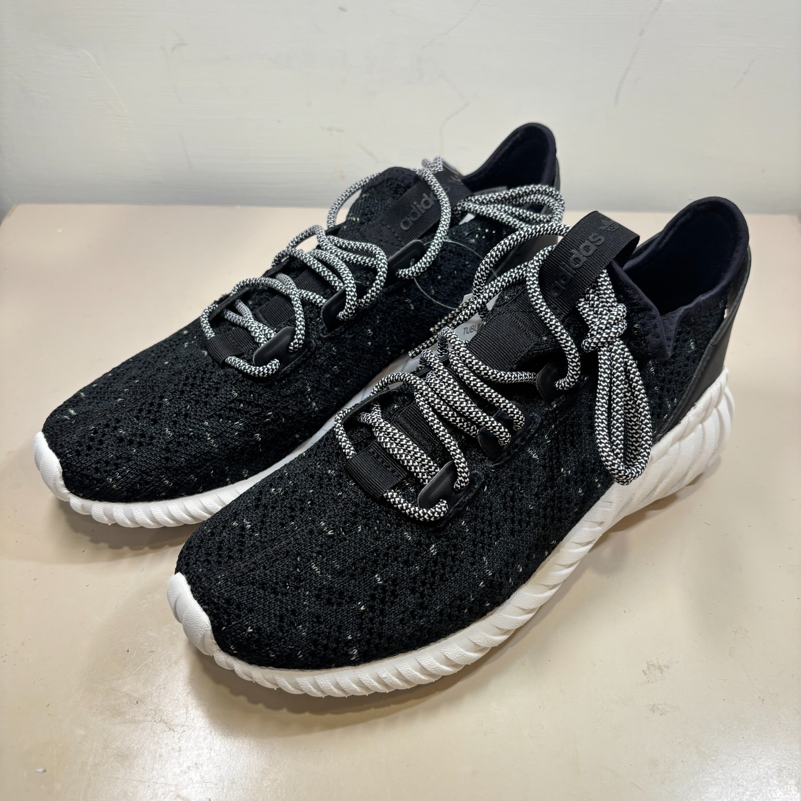 adidas Tubular Doom Sock PK Black Primeknit Running Shoes Sneakers CQ0940
