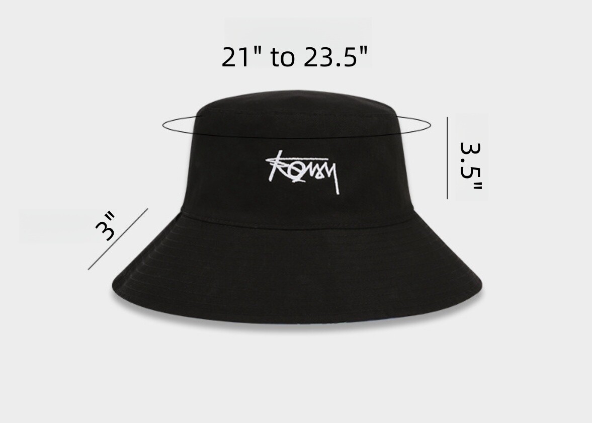 Hawii Style Double Sided Bucket Hat Fisherman Hat Reversible Sun Men Women