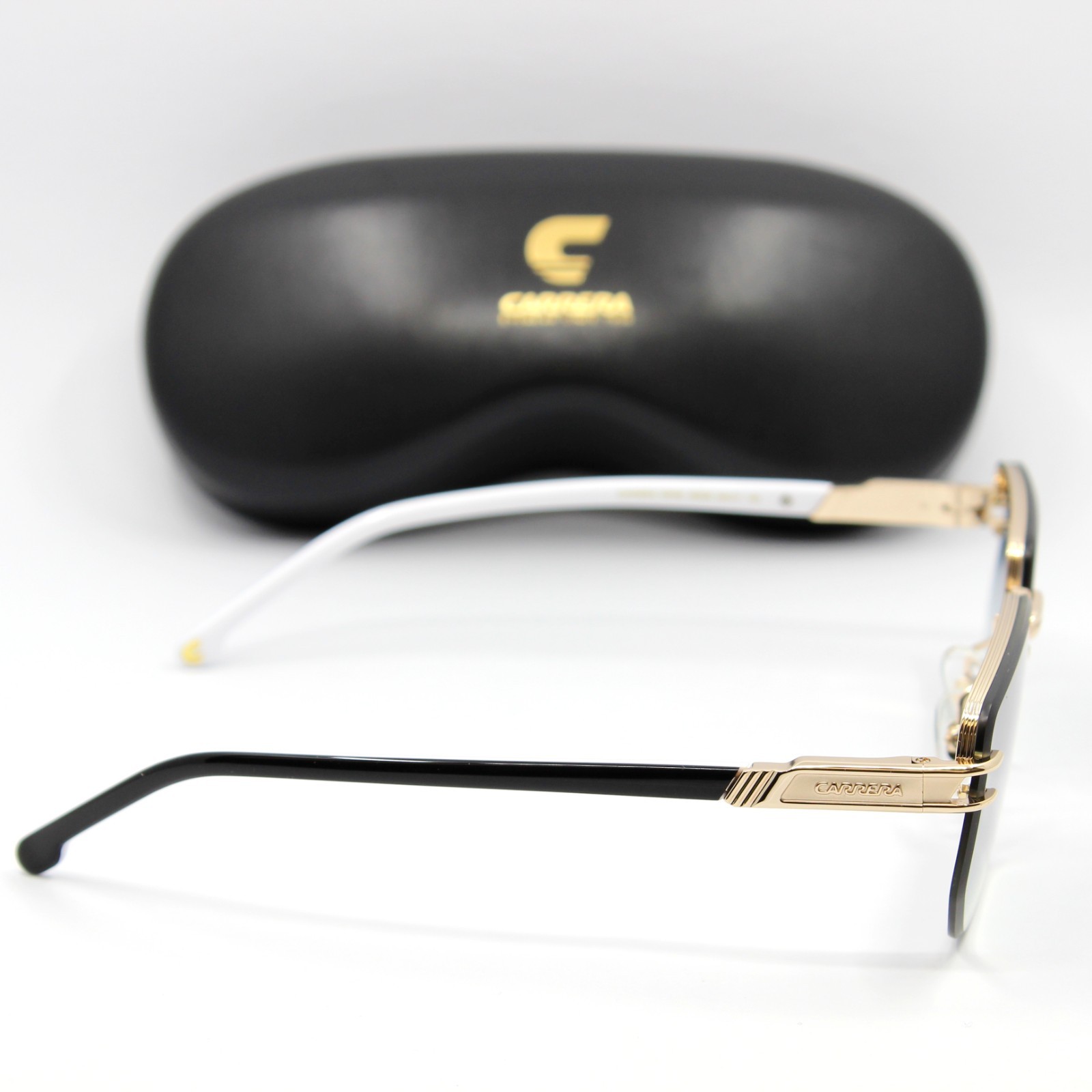 NEW Carrera 1070/S 80S Sunglasses Black White Frame/Dark Blue Gradient Lens 60mm