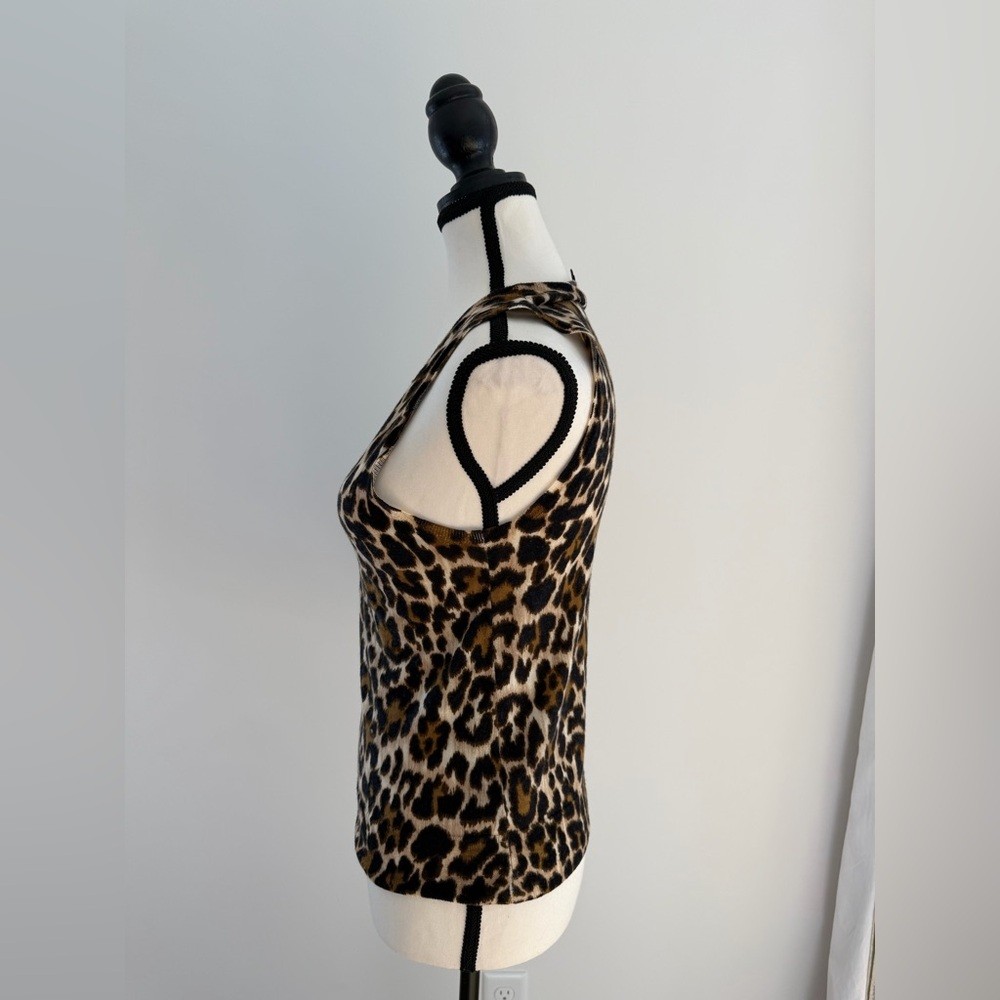 🐆 J.Crew Leopard Print Sweater Tank | Size Small 🖤🤎