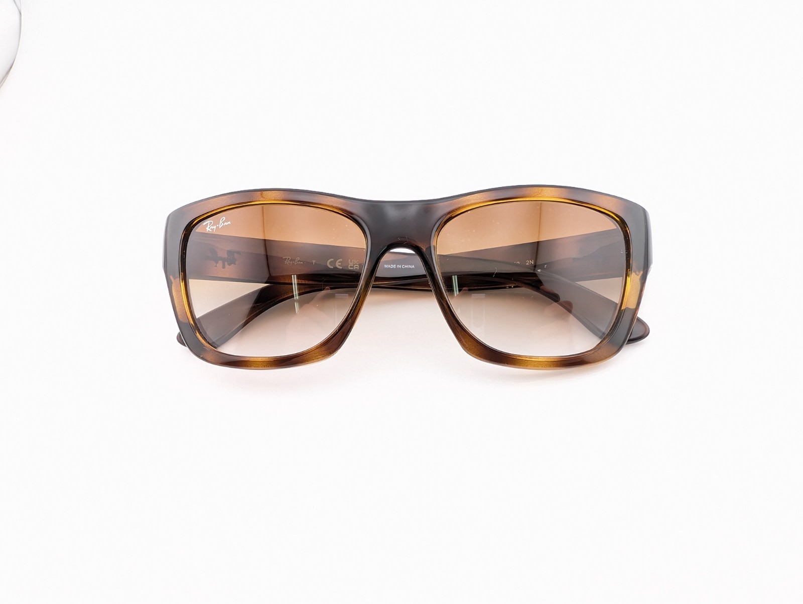 Ray-Ban Sunglasses, RB 4194 710/85 2N Polished Light Havana, 53-17-140, Plastic