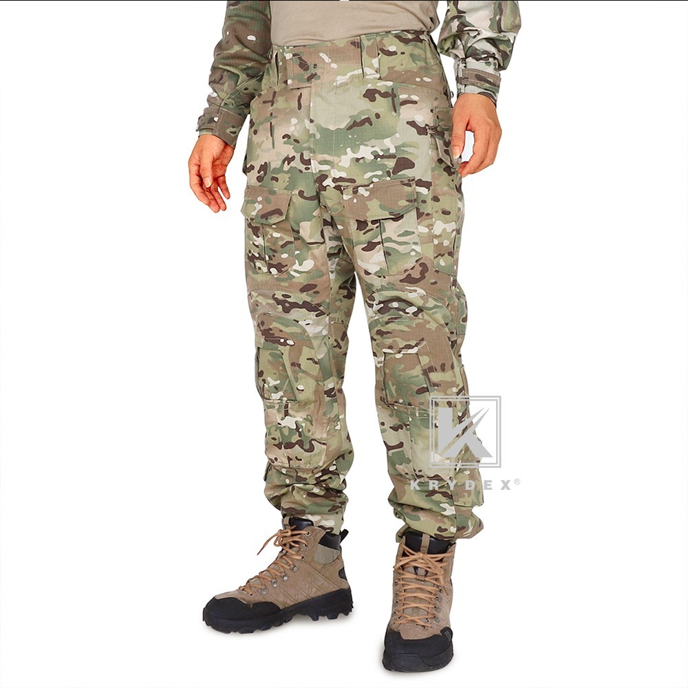 KRYDEX G3 Combat Uniform Tactical Clothes Shirt & Pant w/ Elbow Pads & Knee Pads