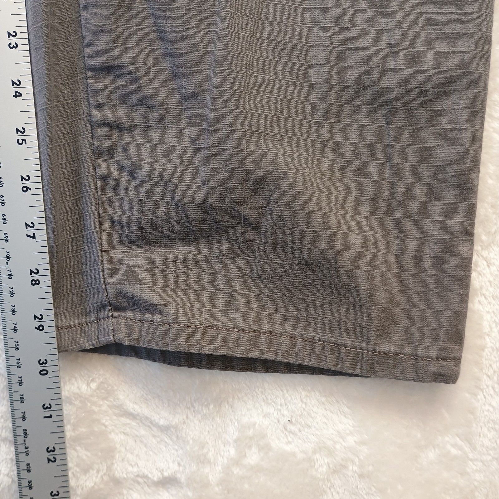 Wrangler Riggs Workwear Ripstop Pants Men’s 46×30 Gray Relaxed 103W020ST
