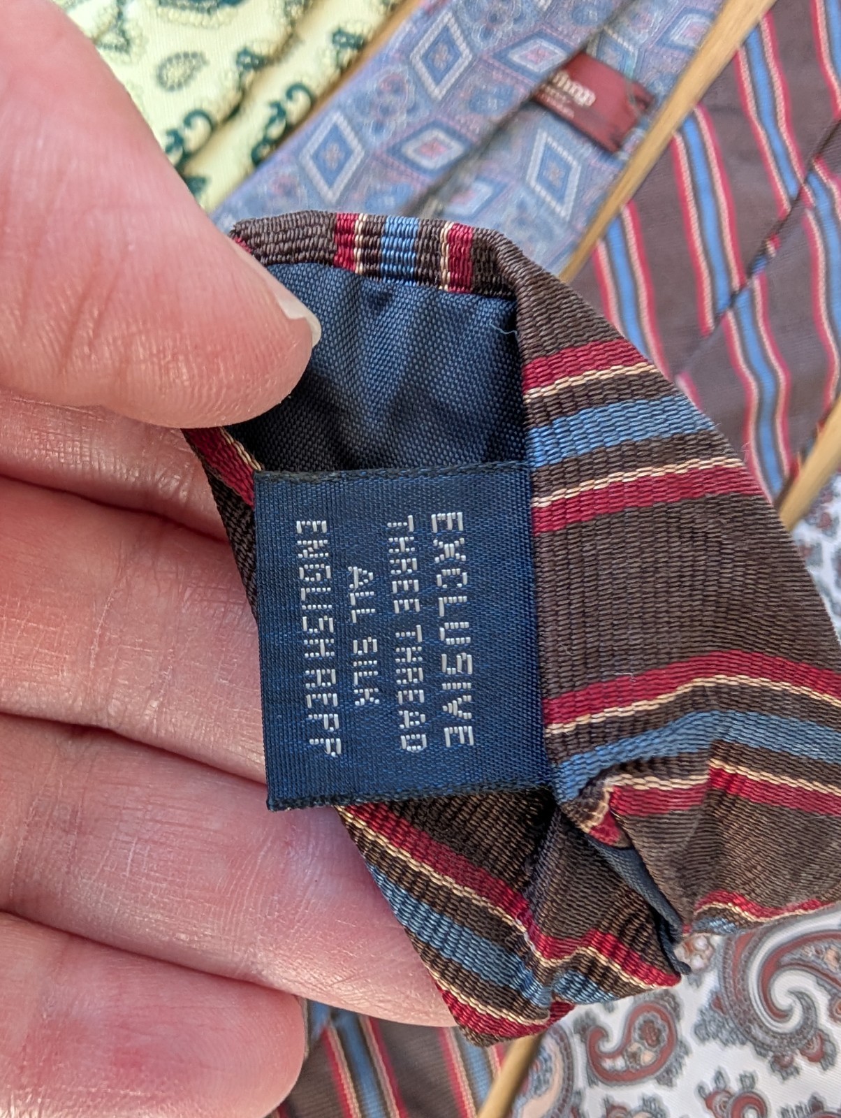Vtg Jack Henry Country Club Plaza Kansas City Mens Tie Lot Of 11 Geometric Silk