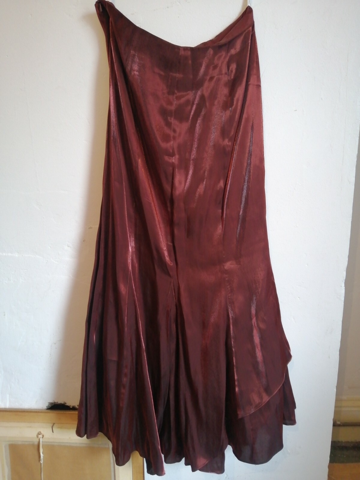 Minuet 14 Terracotta Shimmer Full Length Satiny Tulle Formal Ball Skirt 