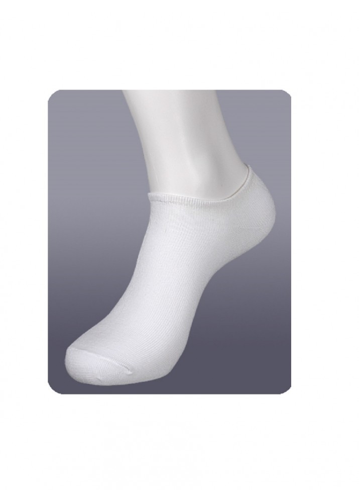 12~120 pairs Men’s Women Solid Plain White NO SHOW Socks Wholesale Lots 6-8 9-11