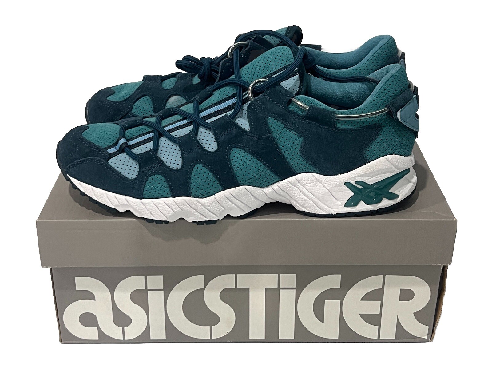 Asics Gel Mai Mens Size 8 Green Ocean Blue Athletic Sneakers Shoes 1193A043