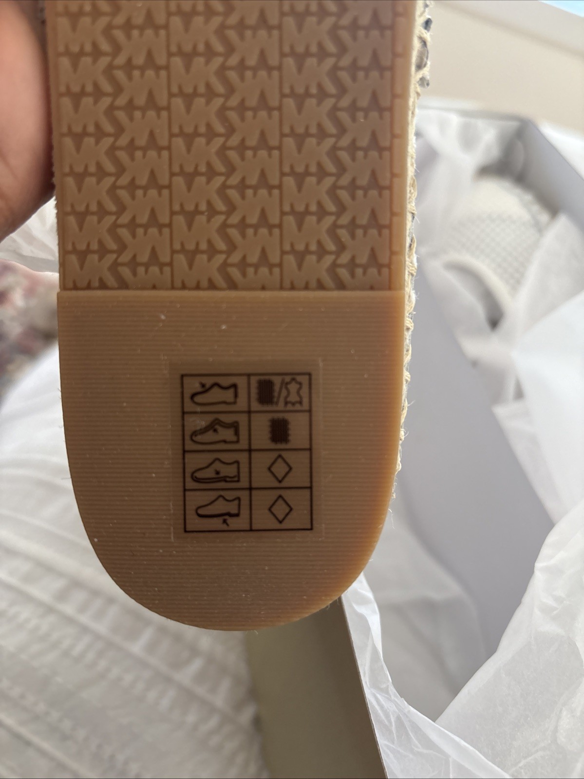 Michael Kors Lynn Ballet OPTIC WHITE Espadrille 7.5