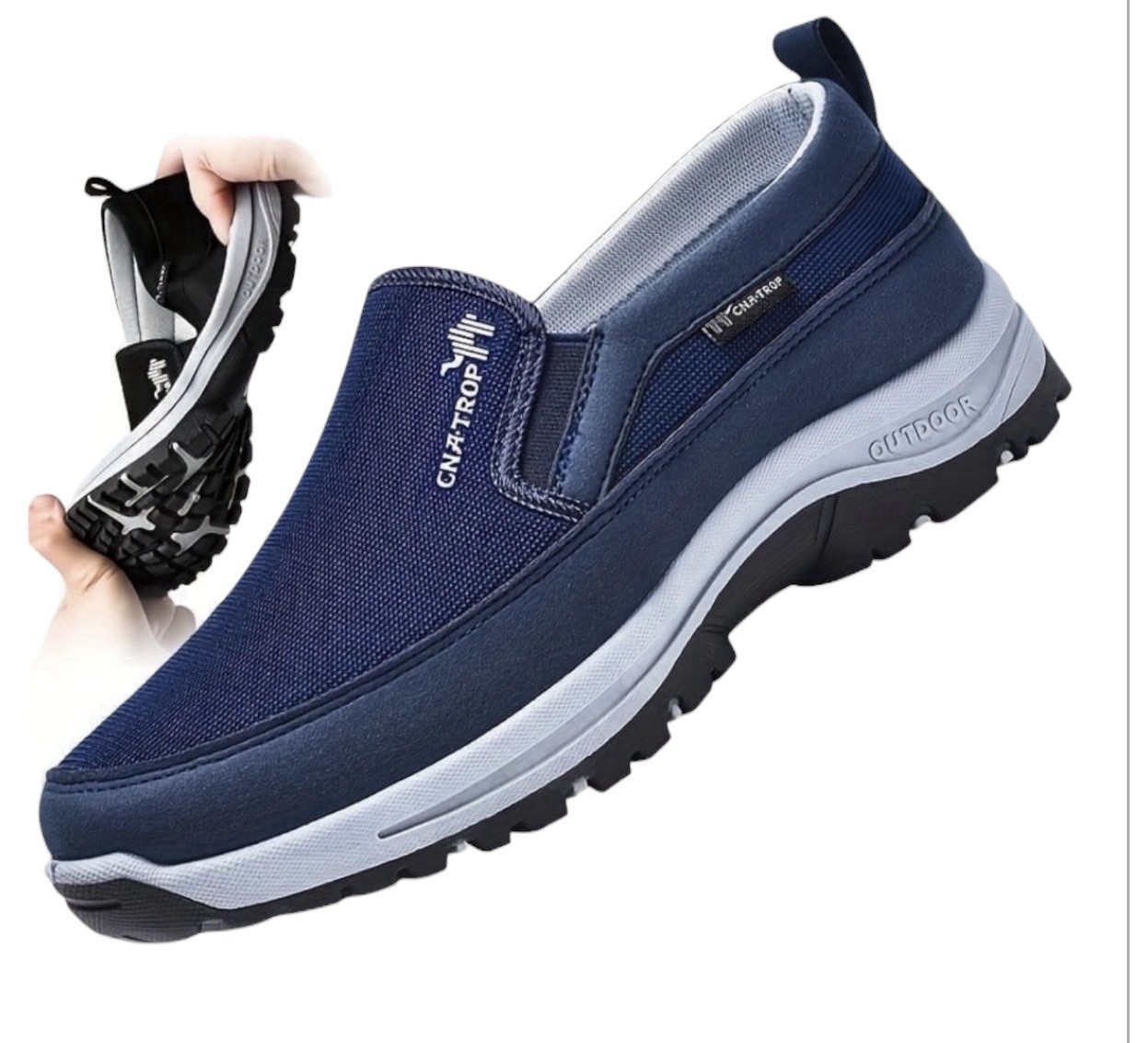 CNA-TROP Classic Slip On Walking Comfort Shoe Sz 47 12.5 US Navy Orthopedic NWOB