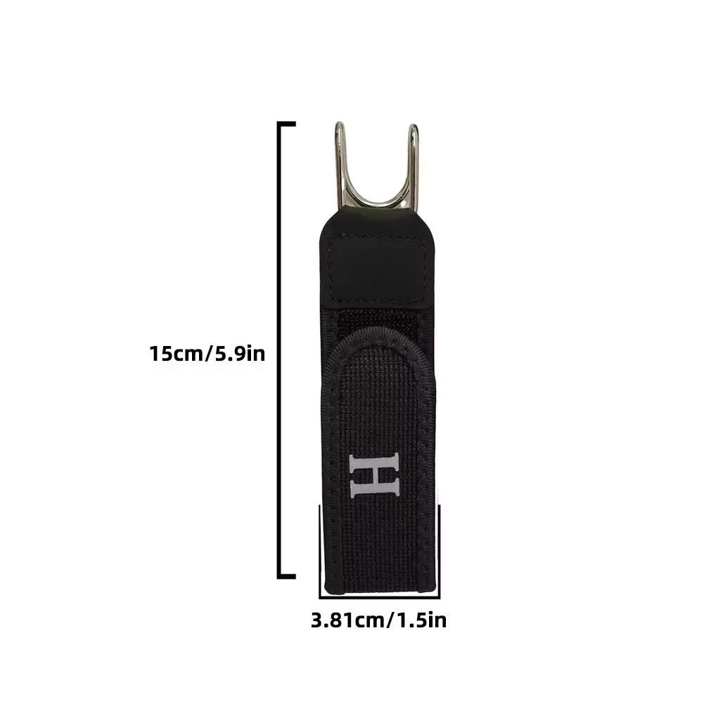 2PCS Tactical Metal Hook Elastic Belt Buckle-Less Invisible Waist Belt Closure